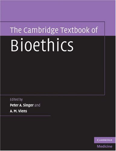 Cambridge Textbook of Bioethics   2008 9780521694438 Front Cover