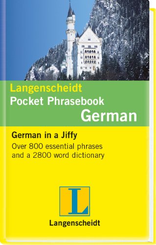 Langenscheidt Pocket Phrasebook German   2011 9783468989438 Front Cover