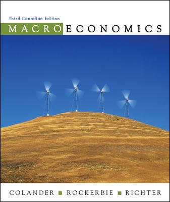MACROECONOMICS >CANADIAN< 3rd 2006 9780070946439 Front Cover