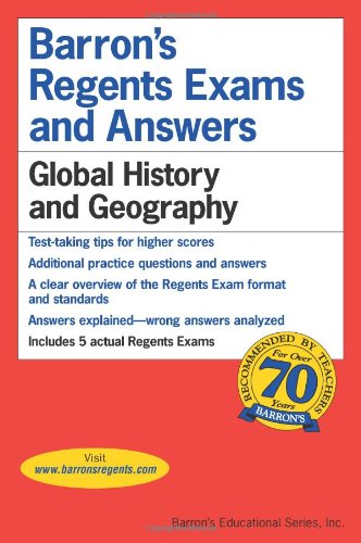 Regents Exams and Answers: Global History and Geography   2017 9780812043440 Front Cover