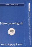 NEW Mylab Accounting with Pearson EText -- Standalone Access Card -- for Horngren's Financial and Managerial Accounting The Managerial Chapters 4th 2012 9780133356441 Front Cover