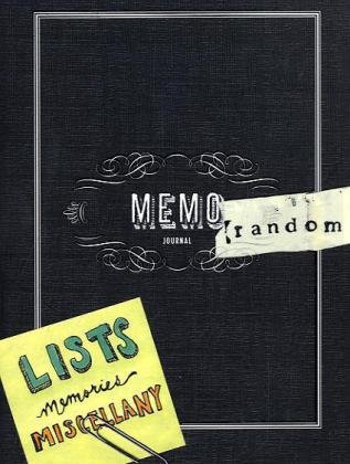 MemoRANDOM A Journal for Lists, Memories, and Miscellany  2010 9780307587442 Front Cover