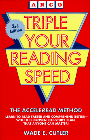 Triple Your Reading Speed : The Acceleread Method 3rd 9780671846442 Front Cover