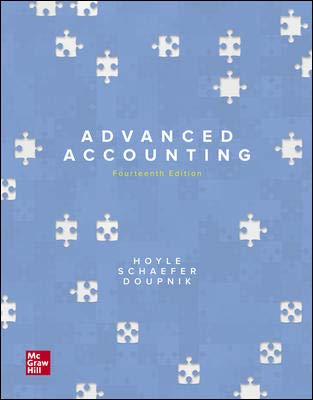 ADVANCED ACCOUNTING (LOOSELEAF)         N/A 9781260726442 Front Cover