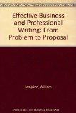 Effective Business and Professional Writing From Project to Proposal 2nd 2013 (Revised) 9781465219442 Front Cover