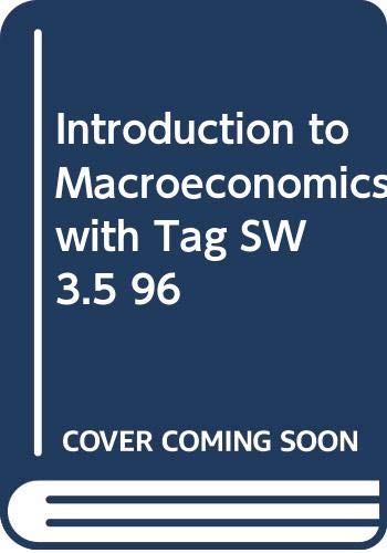 Introduction to Macroeconomics with Tag SW 3.5 96 1st 9780030178443 Front Cover