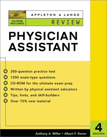 Appleton and Lange Review for the Physician Assistant  4th 2002 (Revised) 9780071375443 Front Cover