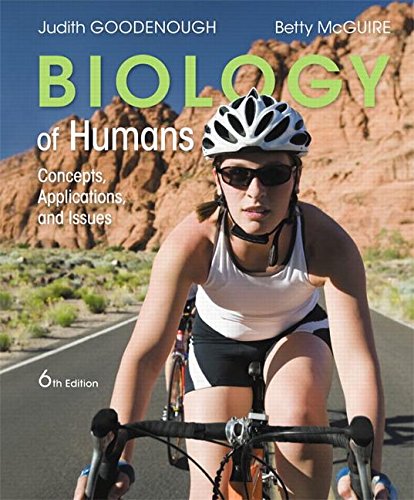 Cover art for Biology of Humans: Concepts, Applications, and Issues, 6th Edition