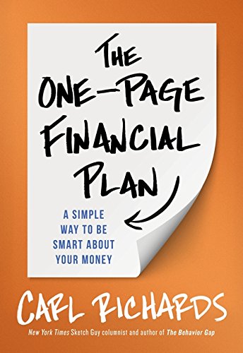 One-Page Financial Plan A Simple Way to Be Smart about Your Money  2015 9780241019443 Front Cover