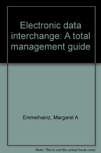 Edi : A Total Management Guide  1990 9780442318444 Front Cover