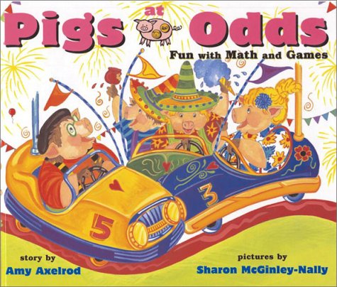 Pigs at Odds Fun with Math and Games  2003 9780689861444 Front Cover