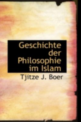 Geschichte der Philosophie Im Islam  N/A 9781113081445 Front Cover