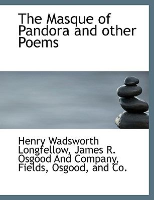Masque of Pandora and Other Poems N/A 9781140485445 Front Cover