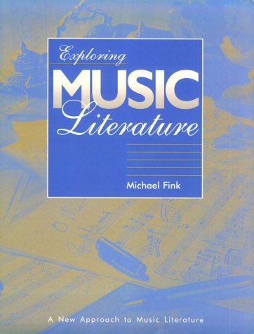Exploring Music Literature Text and Anthology  1999 9780028648446 Front Cover