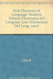 Elementos del Lenguaje Grade 6 Guide (Pupil's)  9780030643446 Front Cover