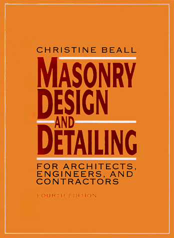Masonry Design and Detailing  4th 1997 (Revised) 9780070058446 Front Cover