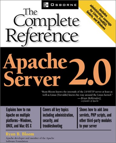 Apache Server 2.0 The Complete Reference  2002 9780072223446 Front Cover