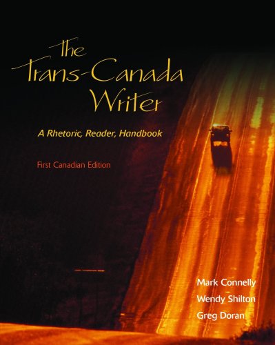 TRANS-CANADA WRITER >CANADIAN< N/A 9780176103446 Front Cover