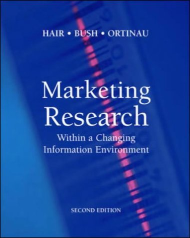 Marketing Research N/A 9780071195447 Front Cover