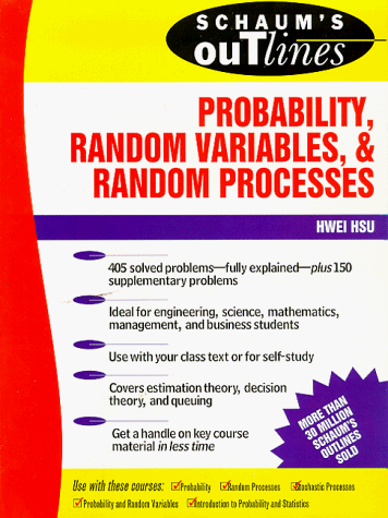 Schaum's Outline of Probability, Random Variables, and Random Processes   1997 9780070306448 Front Cover