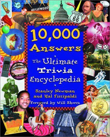 10,000 Answers The Ultimate Trivia Encyclopedia  2001 9780375719448 Front Cover