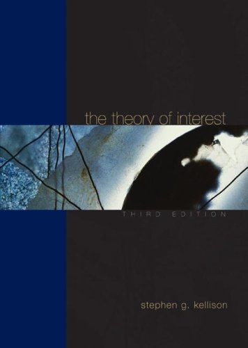 Theory of Interest  3rd 2009 9780073382449 Front Cover