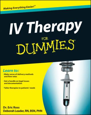 IV Therapy for Dummies   2013 9781118116449 Front Cover