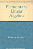 Elementary Linear Algebra with Applications  5th 9780023660450 Front Cover