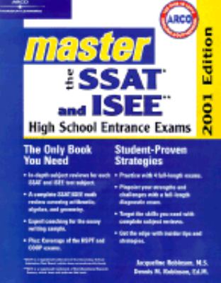 Master the SSAT and ISEE 2001  N/A 9780764561450 Front Cover
