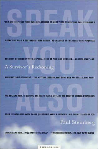 Speak You Also A Survivor's Reckoning  2001 (Revised) 9780312420451 Front Cover
