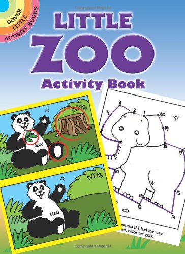 Little Zoo  Activity Book  9780486288451 Front Cover