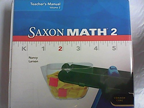 Saxon Math 2, Teacher's Manual, Volume 2 1st 9780547741451 Front Cover