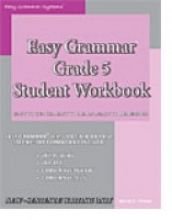 Easy Grammar Grade 5 Student Workbook   2006 9780936981451 Front Cover