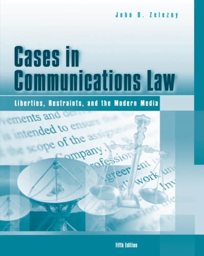 Cases in Communications Law  5th 2007 9780495050452 Front Cover