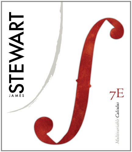 Student Solutions Manual (Chapters 10-17) for Stewart's Multivariable Calculus, 7th  7th 2012 9780840049452 Front Cover