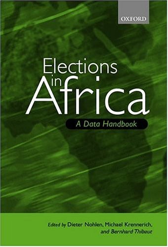 Elections in Africa A Data Handbook  1999 9780198296454 Front Cover