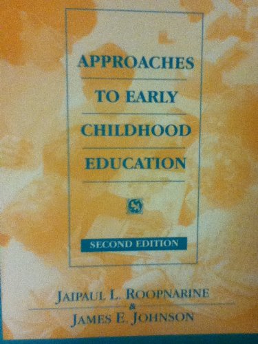 Approaches to Early Childhood Education 2nd 9780024035455 Front Cover