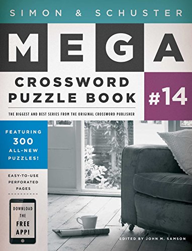 Simon and Schuster Mega Crossword Puzzle Book #14  N/A 9781476785455 Front Cover