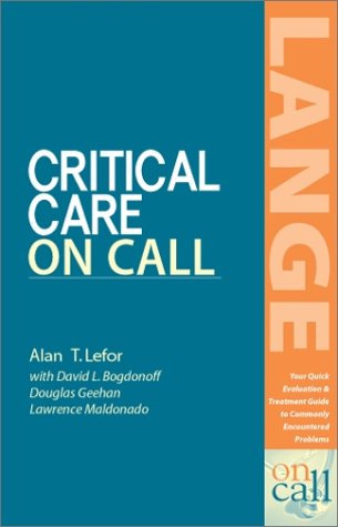 Critical Care on Call   2002 9780071373456 Front Cover