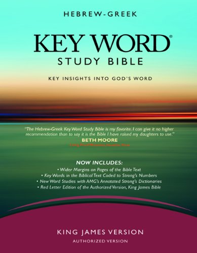 Hebrew-Greek Key Word Study Bible (2008 New Edition) King James Version N/A 9780899577456 Front Cover