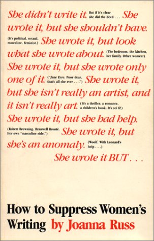 How to Suppress Women's Writing   1983 9780292724457 Front Cover