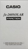 Casio Fx-260 Calculator - Single Unit   2001 9780072525458 Front Cover