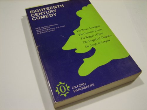 Eighteenth Century Comedy   1969 9780192810458 Front Cover