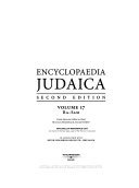 Encyclopaedia Judaica  2nd 2007 9780028659459 Front Cover