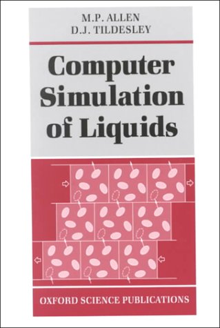 Computer Simulation of Liquids   1987 9780198556459 Front Cover