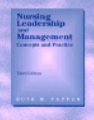 Nursing Leadership and Management Concepts and Practice 4th 9780585451459 Front Cover