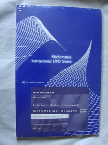 Intermediate Algebra An Applied Approach 7th 2006 9780618520459 Front Cover