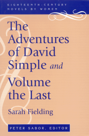 Adventures of David Simple and Volume the Last  Reprint  9780813109459 Front Cover
