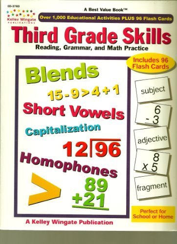 Third Grade Skills  2000 9780887245459 Front Cover