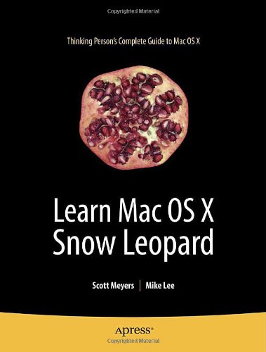 Learn Mac OS X Snow Leopard   2009 9781430219460 Front Cover